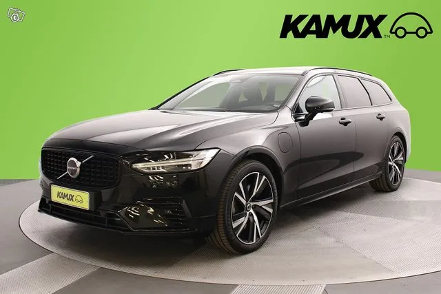 Volvo V90 T6 AWD Long Range Plus Dark R-Design / ALV- Väh kelp / Vetokoukku / 360-Kamera / Harman/Kardon / VOC Image 6